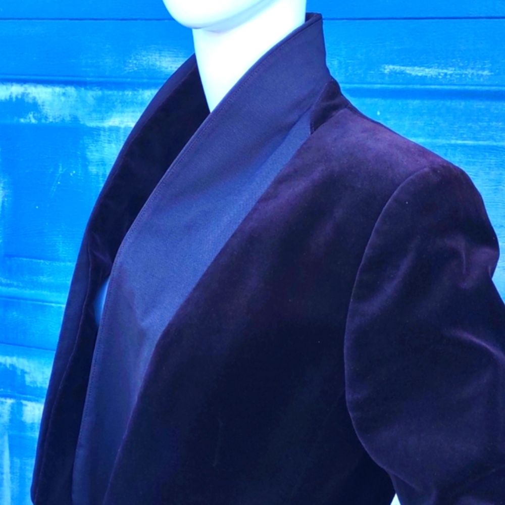 LOFT by Ann Taylor Ladies Pure Cotton Dual Collar Velvet Blazer
